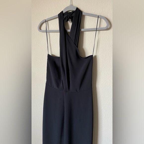 Amanda Uprichard Mezcal Black Jumpsuit Backless Size XL - Picture 11 of 13